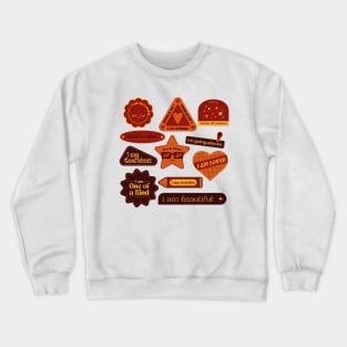 Positive Daily Affirmations - Sunset Colors Crewneck Sweatshirt